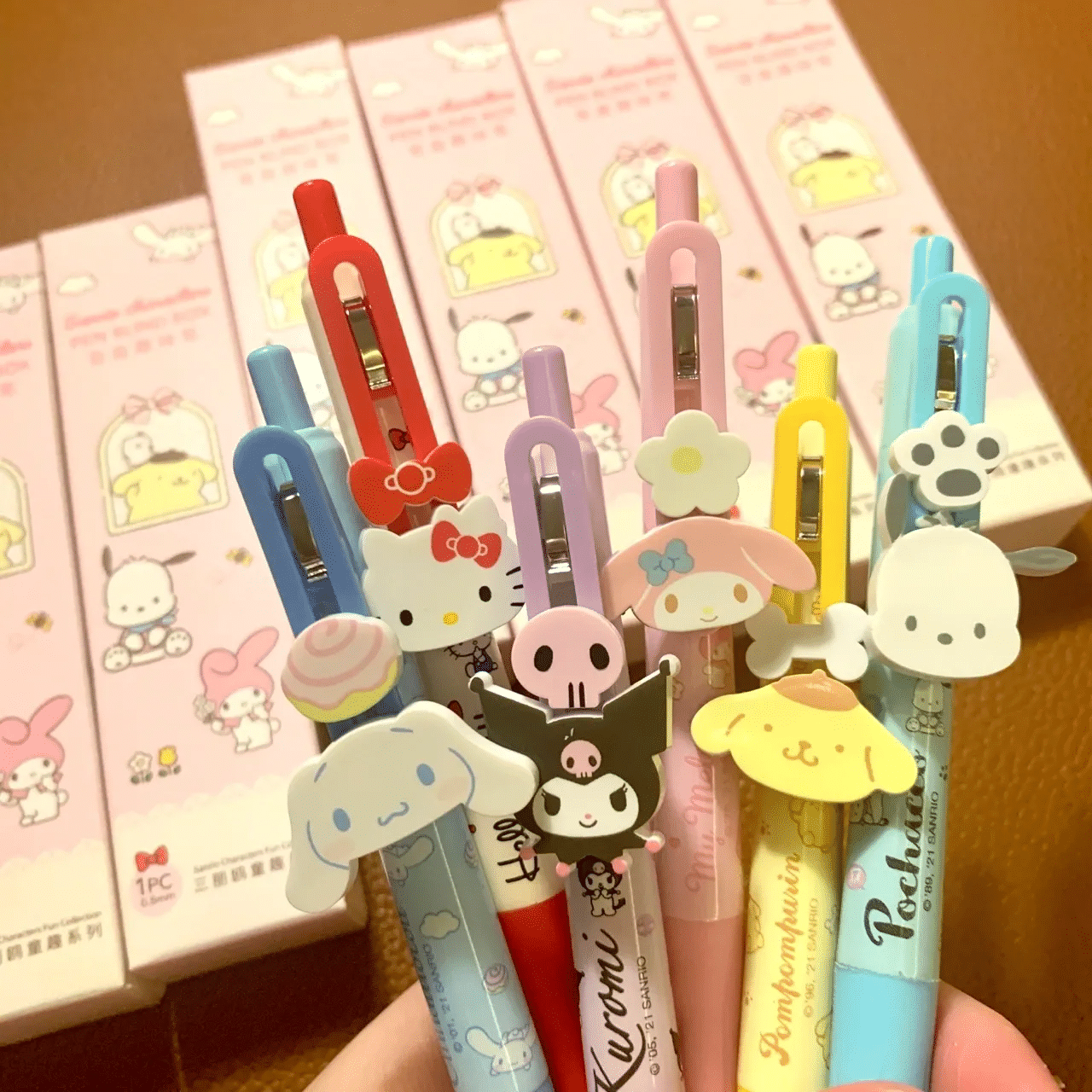 三丽鸥系列卡通笔样品